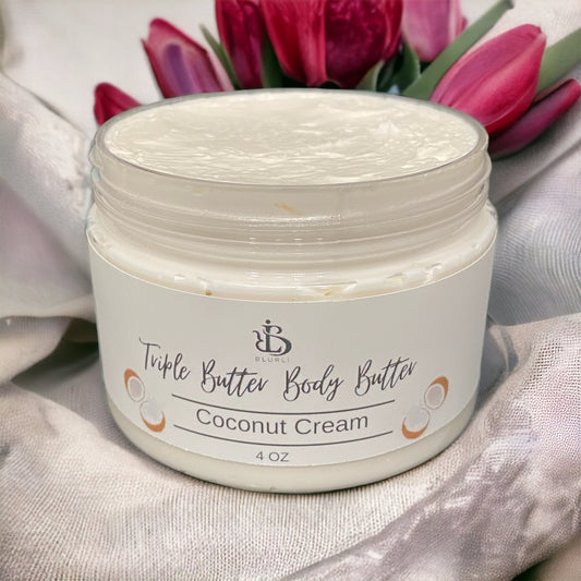 Triple Butter Body Butter (Coconut Cream), 4 oz