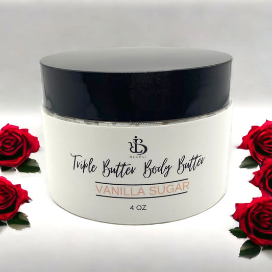 Triple Butter Body Butter (Vanilla Sugar), 4 oz